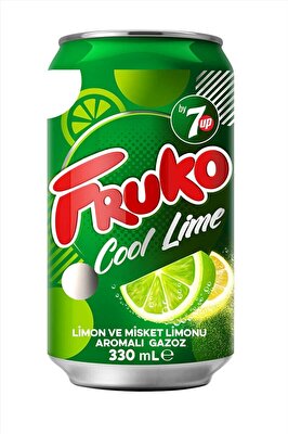 Fruko Cool Lime Kutu 330 ml 12'li