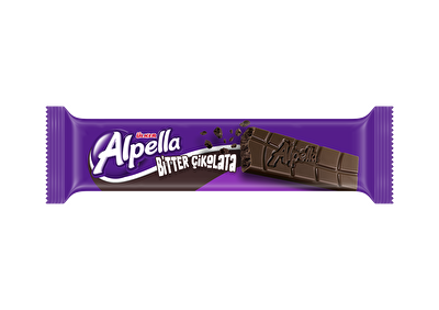 Alpella Bitter Baton Çikolata 30 g 8'li