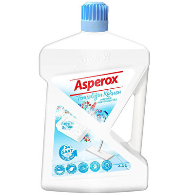Asperox Temizliğin Kokusu Beyaz Sabun Yüzey Temizleyici 2,5 L