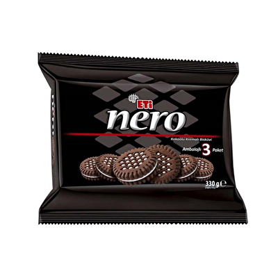 Eti Nero Kakaolu Kremalı Bisküvi 330 g
