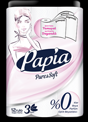 Papia Havlu Pure&Soft 12'li