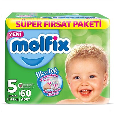 Molfix Süper Fırsat 5 Junior 60'lı