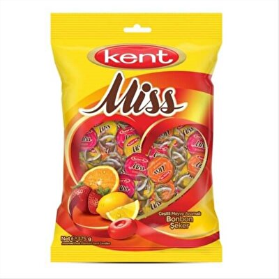Kent Miss Meyve Aromalı Bonbon 375 g