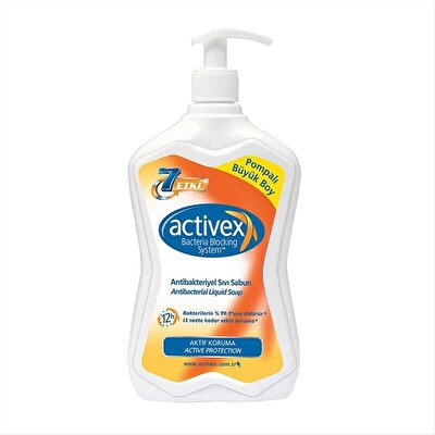 Activex Antibakteriyel Sıvı Sabun Aktif Pompalı 700 ml