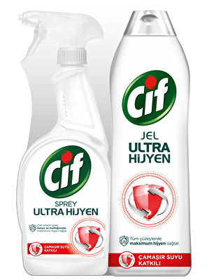 Cif Ultra Hijyen Sprey+Jel 1500 ml