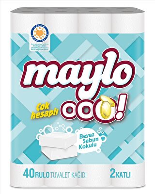 Maylo Ooo! Tuvalet Kağıdı Beyaz Sabun Kokulu 40'lı