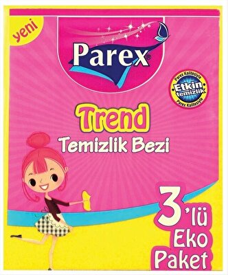 Parex Trend Temizlik Bezi 3'lü