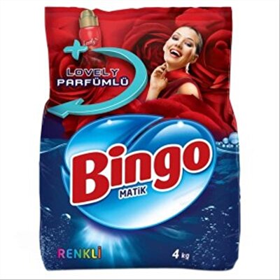 Bingo Renklilere Özel Çamaşır Deterjanı Toz 4 kg