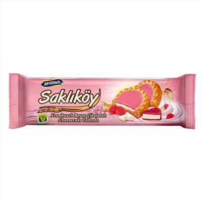 Ülker Saklıköy Frambuazlı Cheesecake Tadında 100 g 18'li