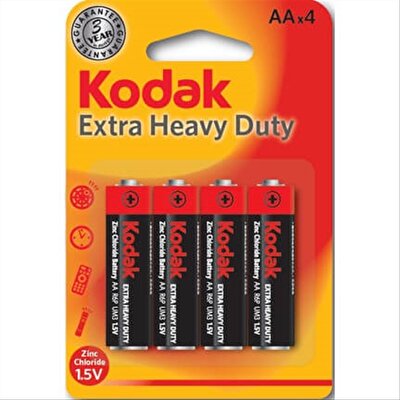 Kodak Pil 1,5V Aa Çinko Kalem 4'lü