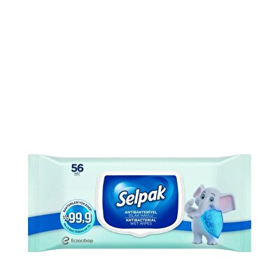 Selpak Antibakteriyel Islak Havlu 56'lı