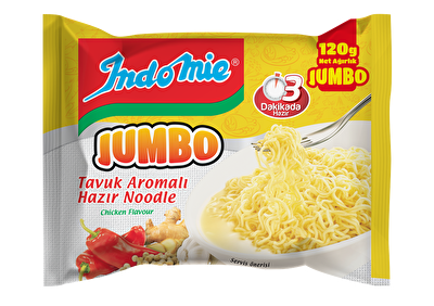 İndomie Jumbo Tavuk Aromalı Noodle 120 g