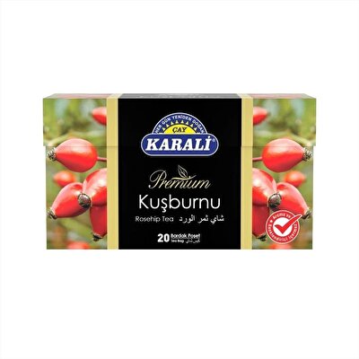 Karali Premium Kuşburnu Meyve Çayı 20'li
