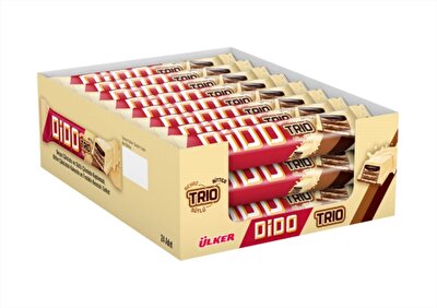 Ülker Dido Trio Beyaz Çikolatalı Gofret 36,5 g 24'lü