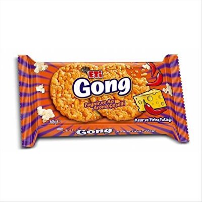 Eti Gong Baharatlı Peynirli 68 g 16'lı