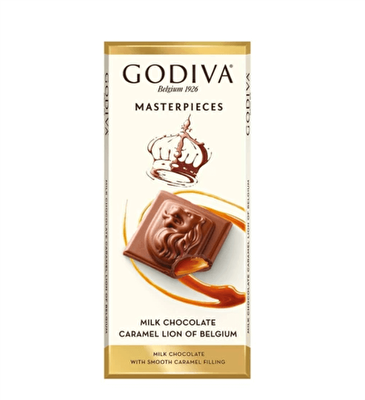 Godiva Sütlü Karamelli Çikolata Bar Aslan 86 g