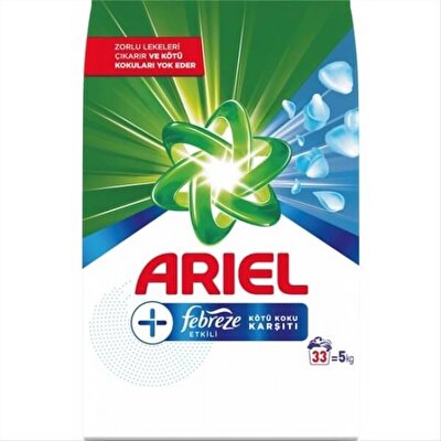 Ariel Febreze Etkili Çamaşır Deterjanı Toz 5 kg