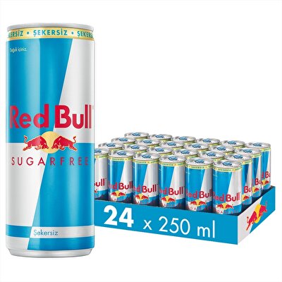 Red Bull Şekersiz Enerji İçeceği 250 ml 24'lü