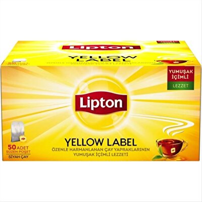 Lipton Yellow Label Bardak Poşet 50x2 g