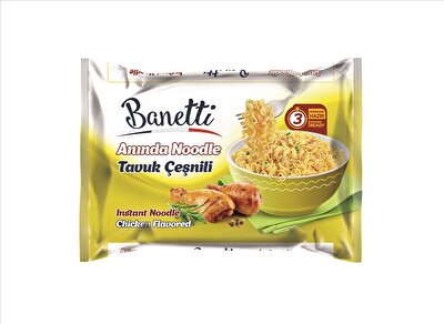 Banetti Noodle Tavuklu Paket 75 g