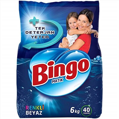 Bingo Çamaşır Deterjanı Toz 6 kg