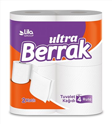 Berrak Ultra Tuvalet Kağıdı 4'lü