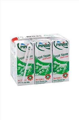 Pınar Yağlı Süt 6x200 ml