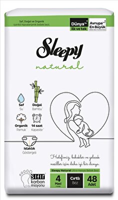 Sleepy Natural Jumbo 4 Numara Maxi 48'li