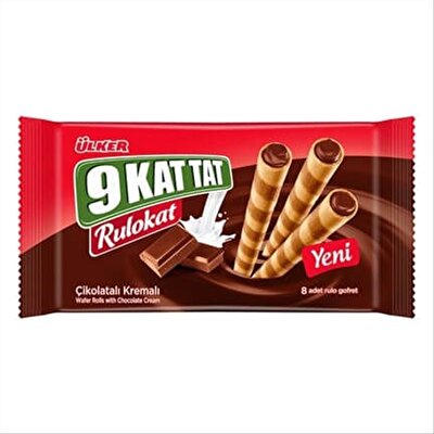 Ülker 9 Kat Tat Rulokat Çikolata Kremalı 42 g 12'li