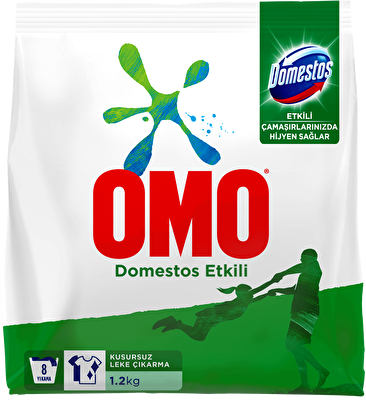 Omo Domestos Etkili Çamaşır Deterjanı Toz 1,2 kg