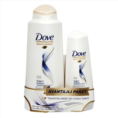 Dove Yoğun Onarıcı Şampuan-Saç Kremi 600 +200 ml