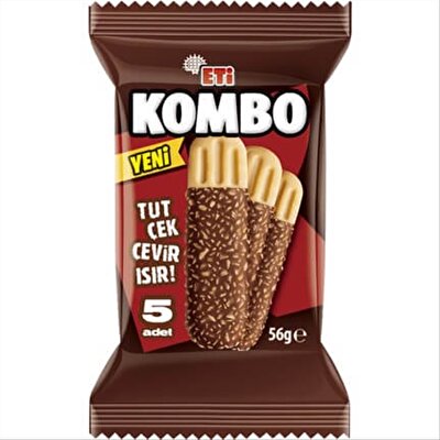 Eti Kombo Çikolata 56 g 18'li