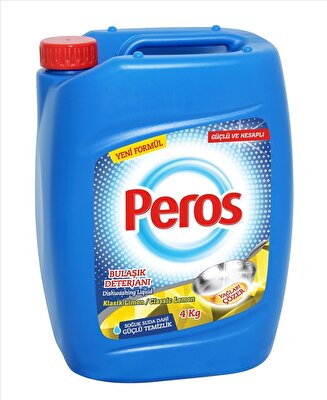 Peros Limon Bulaşık Deterjanı Sıvı 4 kg
