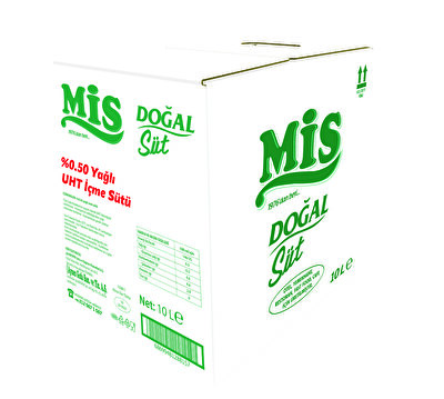 Mis 0,5 Yağlı UHT Süt 10 L
