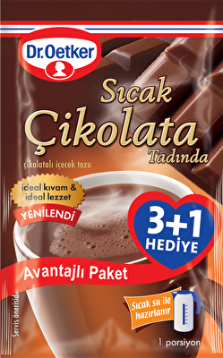 Dr.Oetker Sıcak Çikolata Tadında 3+1 25 g