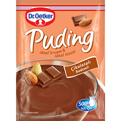 Dr.Oetker Puding Çikolatalı Bademli 104 g