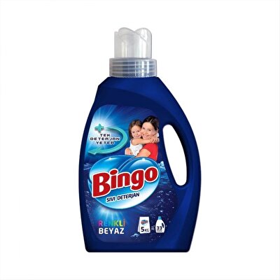 Bingo Renklilere Özel Çamaşır Deterjanı Sıvı 2,145 L