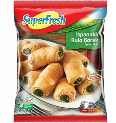 Superfresh Ispanaklı Rulo Börek 500 g