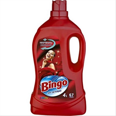 Bingo Renklilere Özel Çamaşır Deterjanı Toz 4 L