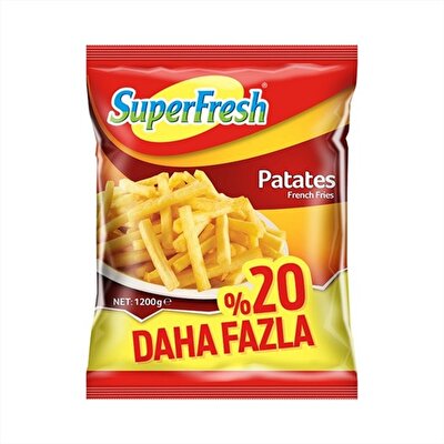 Superfresh Parmak Patates 1200 g