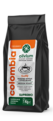 Olivium Colombia Çekirdek Kahve 1 kg