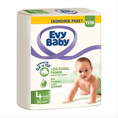 Evy Baby Jumbo Maxi 4 30'lu
