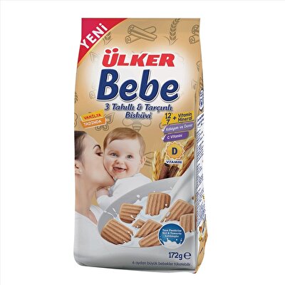 Ülker Tam Tahıllı Bebe bisküvisi 172 g