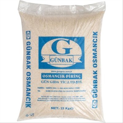 Günbak Osmancık Pirinç 25 kg