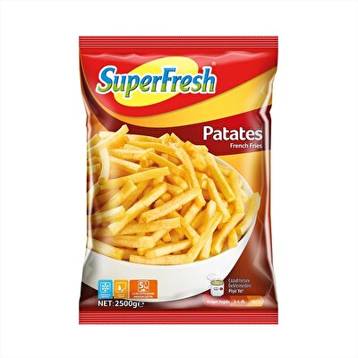 Superfresh Patates Klasik 10x10 2,5 kg