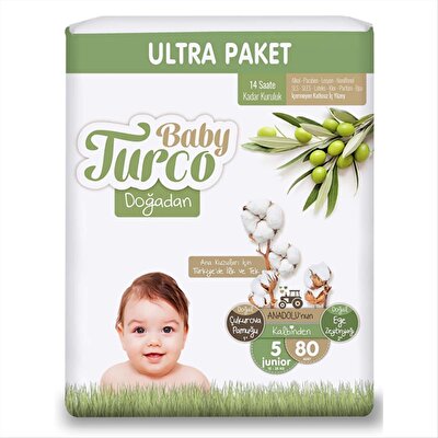 Baby Turco Doğadan 5 Numara Ultra Junior 80'li