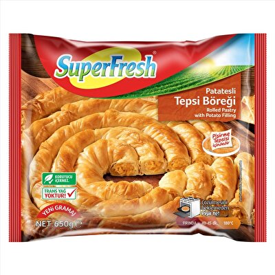 Superfresh Tepsi Böreği Patatesli 650 g