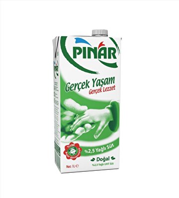 Pınar 2,5% Yağlı UHT Süt 1 L
