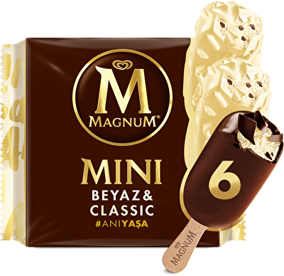 Algida Magnum Mini Beyaz&Classic 345 ml