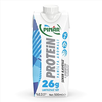 Pınar Protein Süt Vanilyalı 500 ml